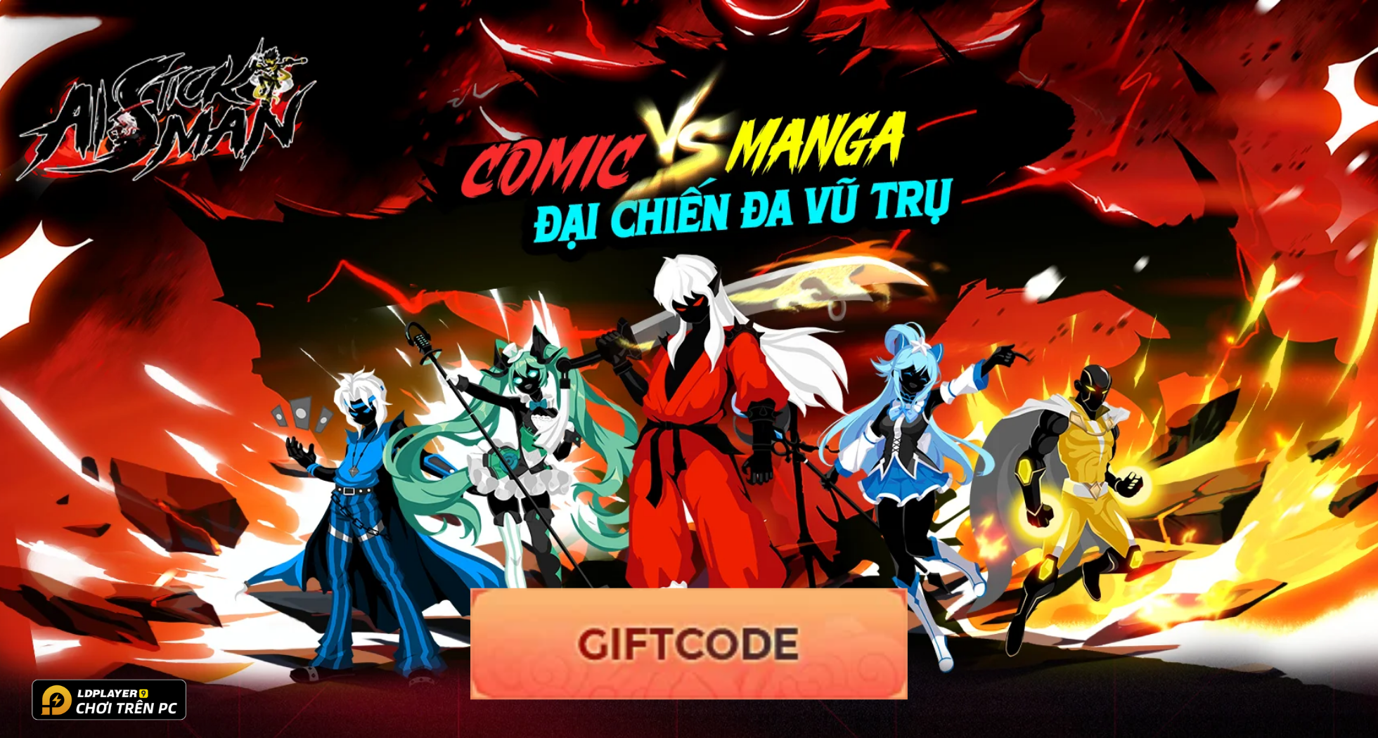 Full bộ code AI Stickman - Hướng dẫn cách nhập chi tiết