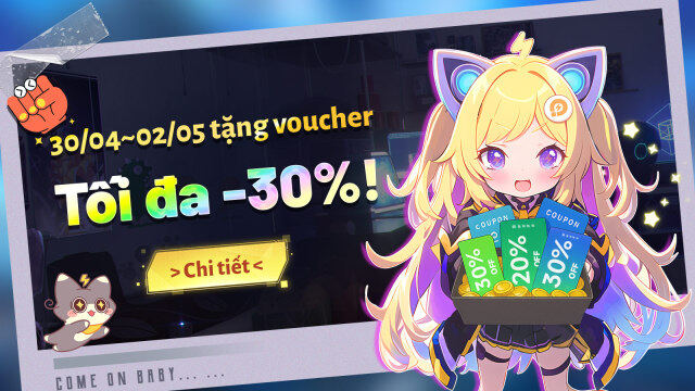 Mừng Đại Lễ 30/04~01/05: Nhận voucher nạp LD Game mới!