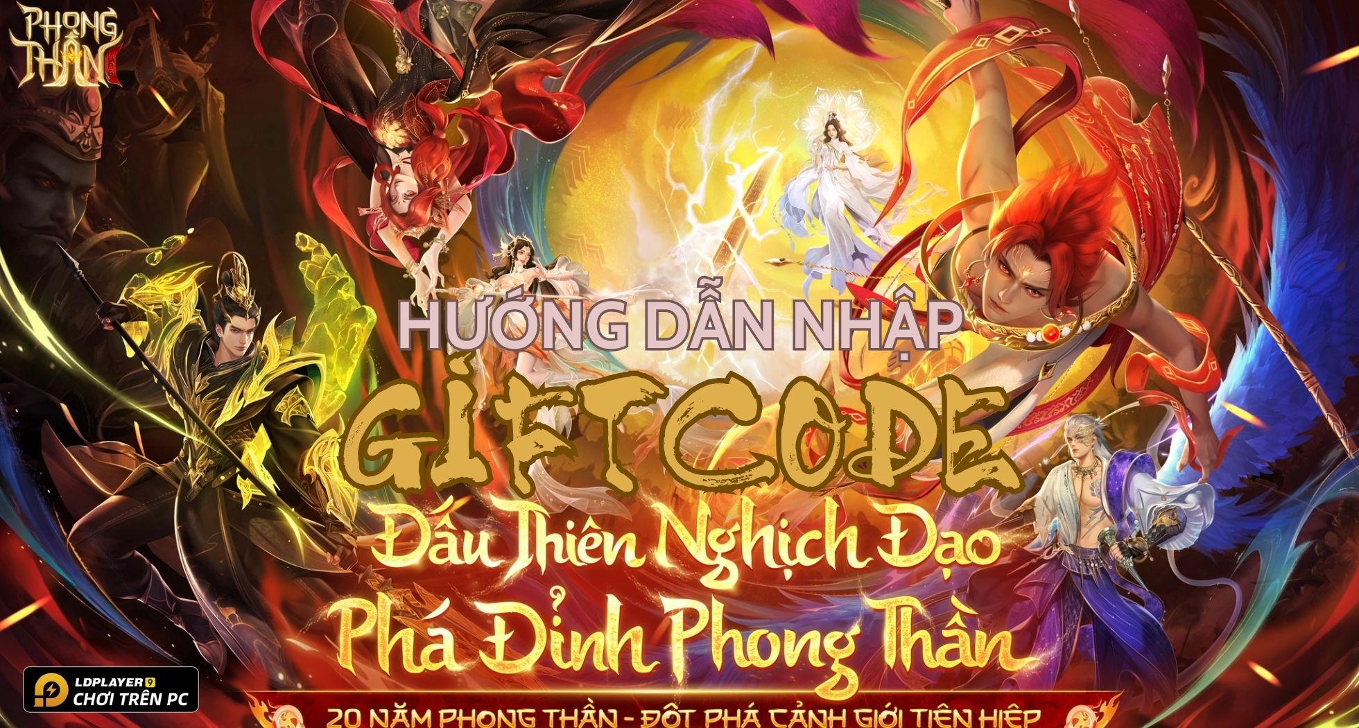 Full bộ code Phong Thần VNG - Hướng dẫn cách nhập chi tiết