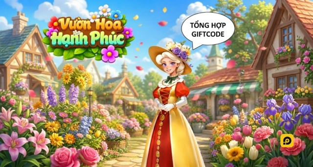 Code Vườn Hoa Hạnh Phúc mới nhất 2026 và Hướng Dẫn Nhập Giftcode