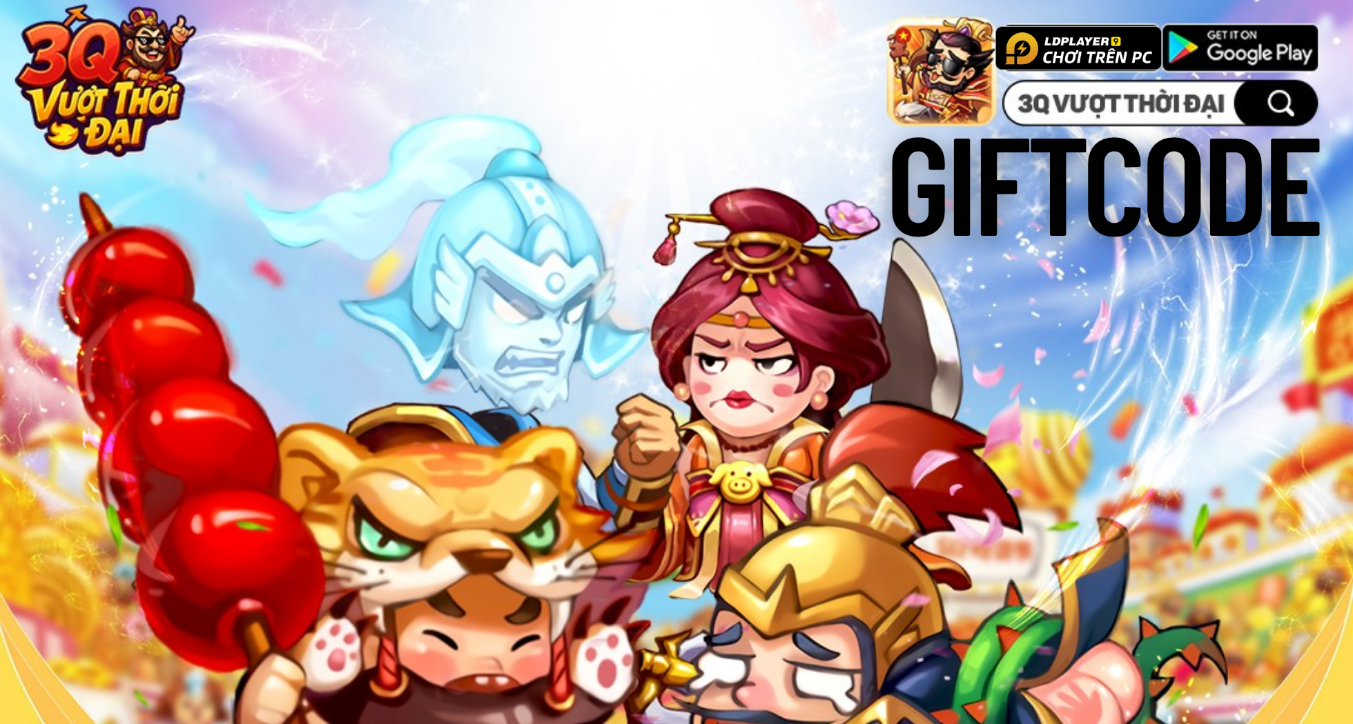 Full bộ code 3Q Vượt Thời Đại - Hướng dẫn cách nhập chi tiết