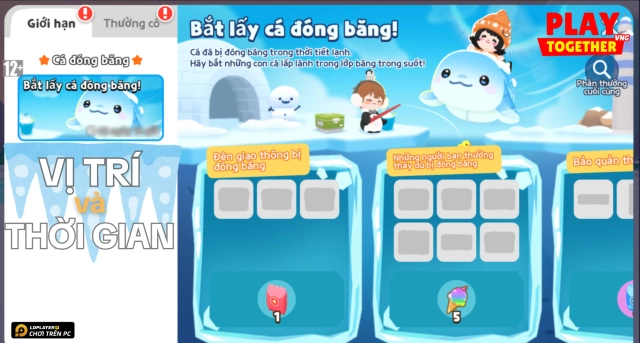 Bí kíp săn trọn bộ 28 loài cá đóng băng mới trong Play Together VNG