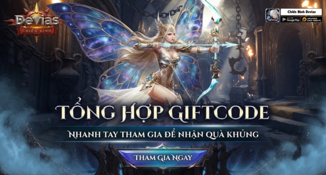 Code Chiến Binh Devias mới nhất 2026 và Hướng Dẫn Nhập Giftcode
