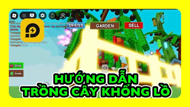 Roblox - Grow a Garden: Hướng Dẫn Trồng Cây Khổng Lồ