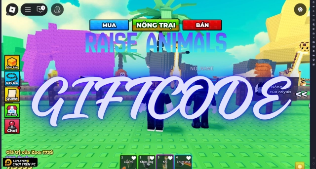 Full bộ code Raise Animals - Hướng dẫn cách nhập chi tiết