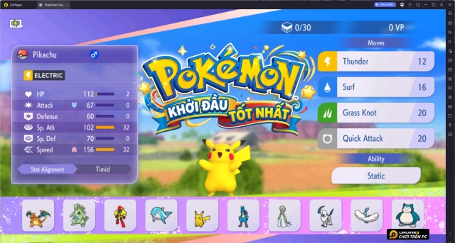 Hướng dẫn chọn Pokémon khởi đầu trong Pokémon Champions