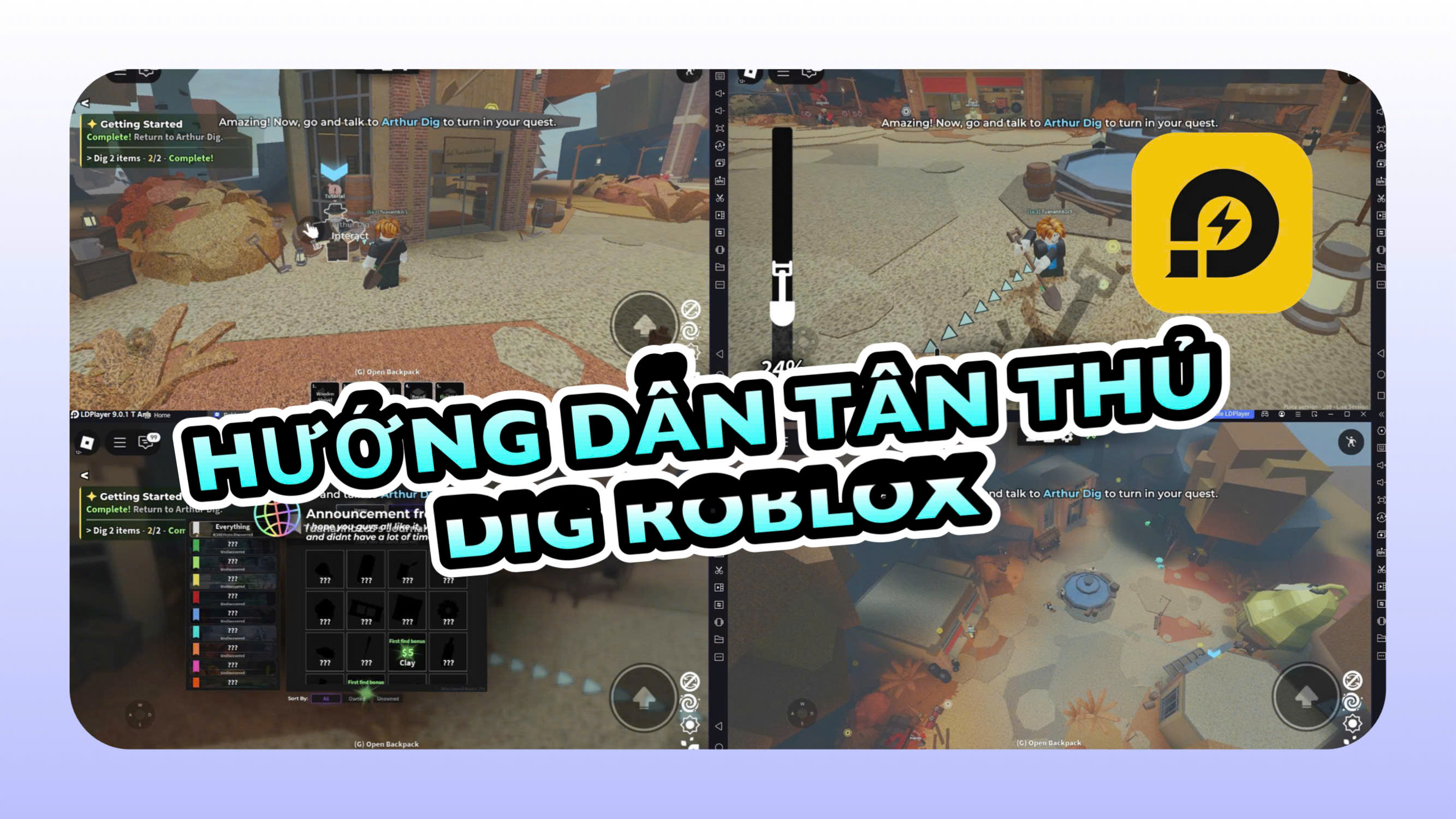Roblox: Hướng Dẫn Chơi Dig Roblox Cho Người Mới