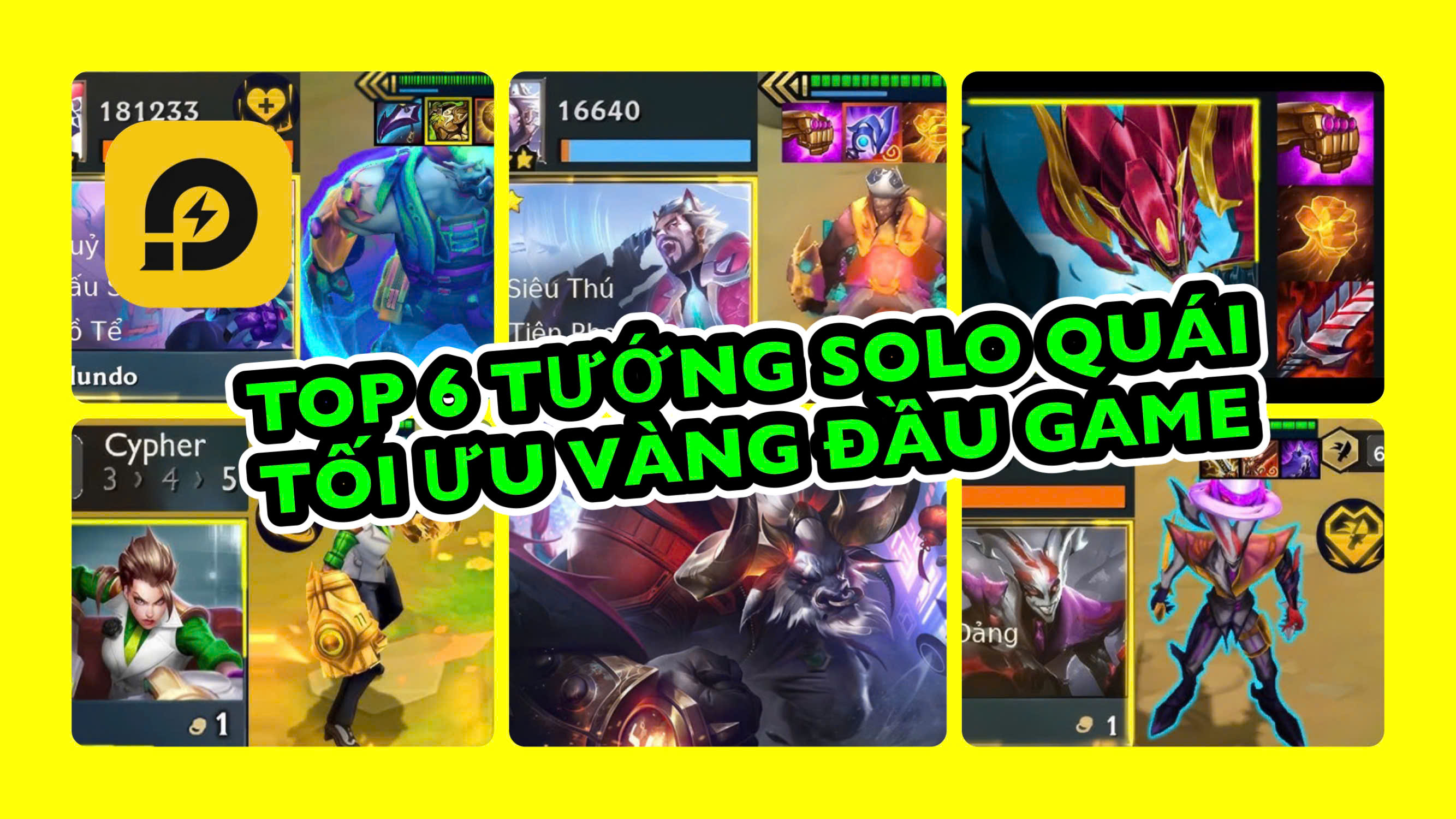 Đấu Trường Chân Lý: Top 6 Tướng Solo 3 Vòng Đấu Quái Tối Ưu Vàng