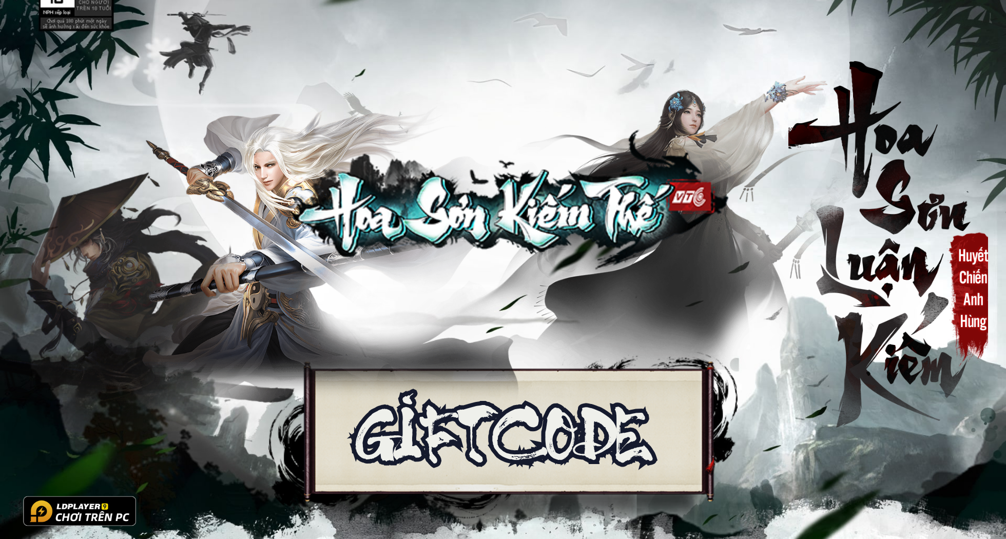 Full bộ code Hoa Sơn Kiếm Thế - Hướng dẫn cách nhập chi tiết