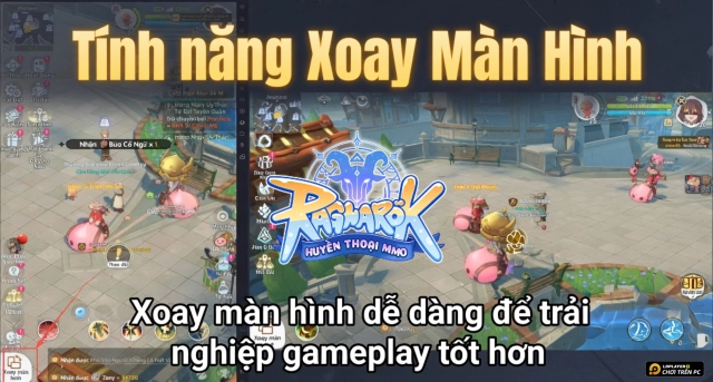 Hướng Dẫn Xoay Màn Hình Ngang / Dọc Ragnarok: Huyền Thoại MMO Trên LDPlayer Cực Dễ