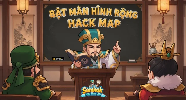 Hướng Dẫn Bật Màn Hình Ngang Samkok: Đại Náo 3Q Trên PC Mở Góc Siêu Rộng