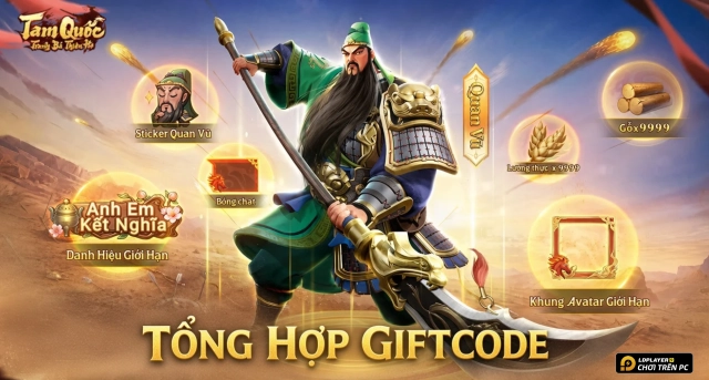 Code Tam Quốc Tranh Bá Thiên Hạ mới nhất 2026 và Hướng Dẫn Nhập Giftcode