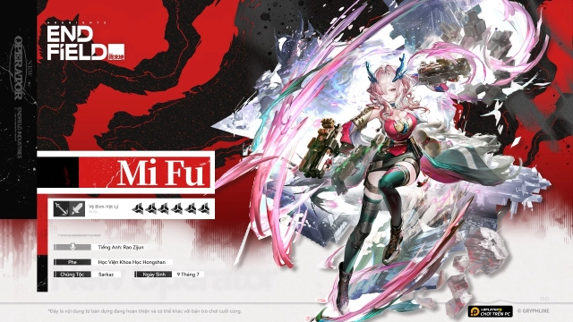 Hướng dẫn build Mi Fu Arknights: Endfield chi tiết nhất