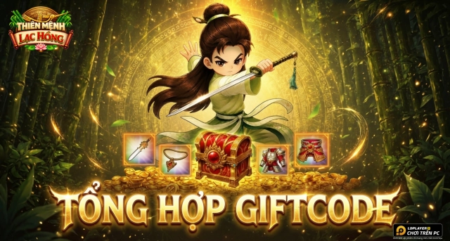 Code Thiên Mệnh Lạc Hồng mới nhất 2026 và Hướng Dẫn Nhập Giftcode
